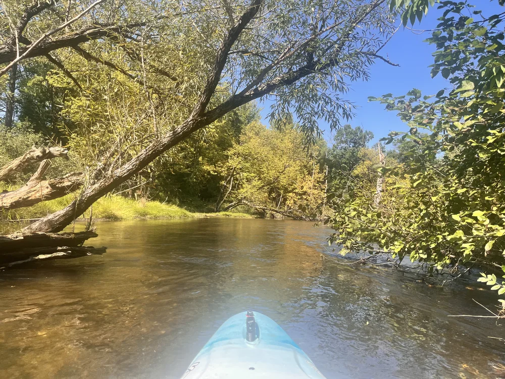 Paddling the Upper Waupaca River, from Adventure Outfitters’ trip photography